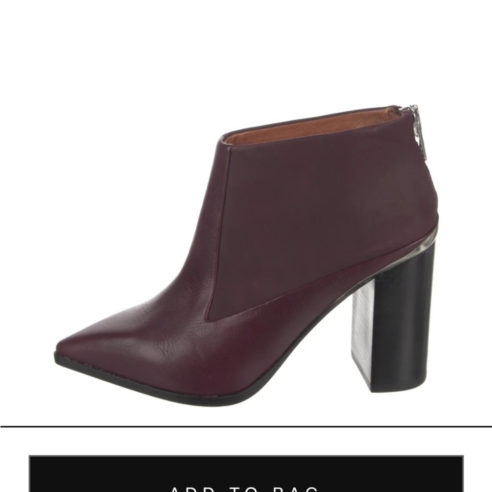 See by Chloe plum booties